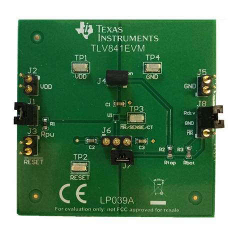 Texas Instruments TLV841EVM User manual