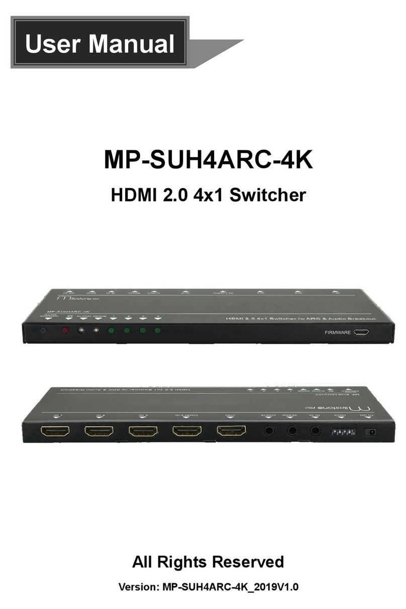 Milestone pro MP-SUH4ARC-4K user manual