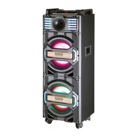 EDISON Professional Party System 2000 quick start guide