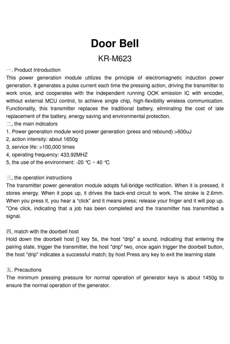 KERUI KR-M623 quick start guide