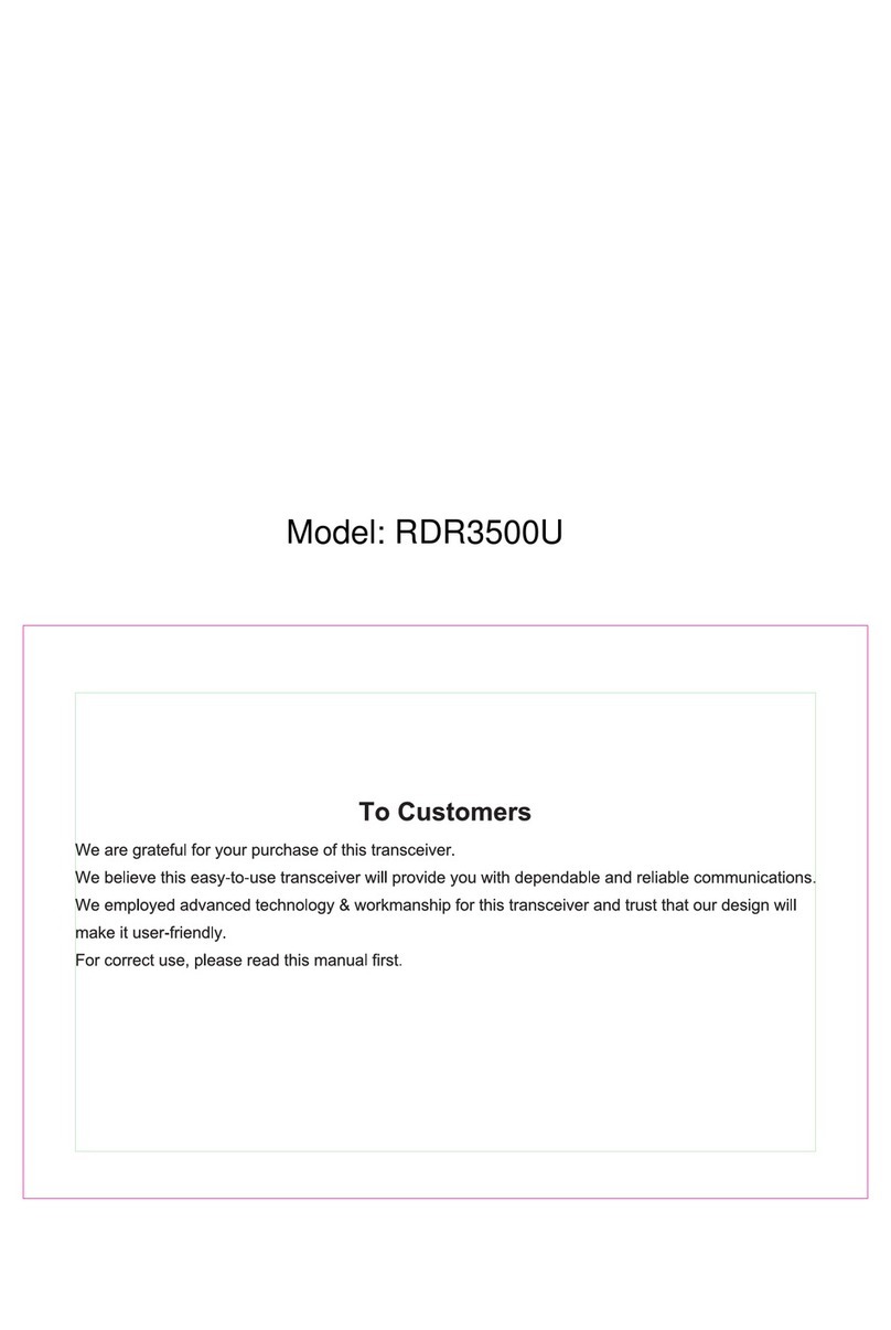 Crosley RDR3500U manual