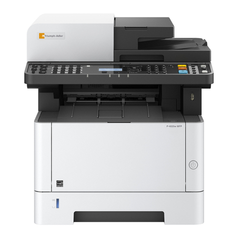 Kyocera Triumph-Adler P-4025w Operation guide