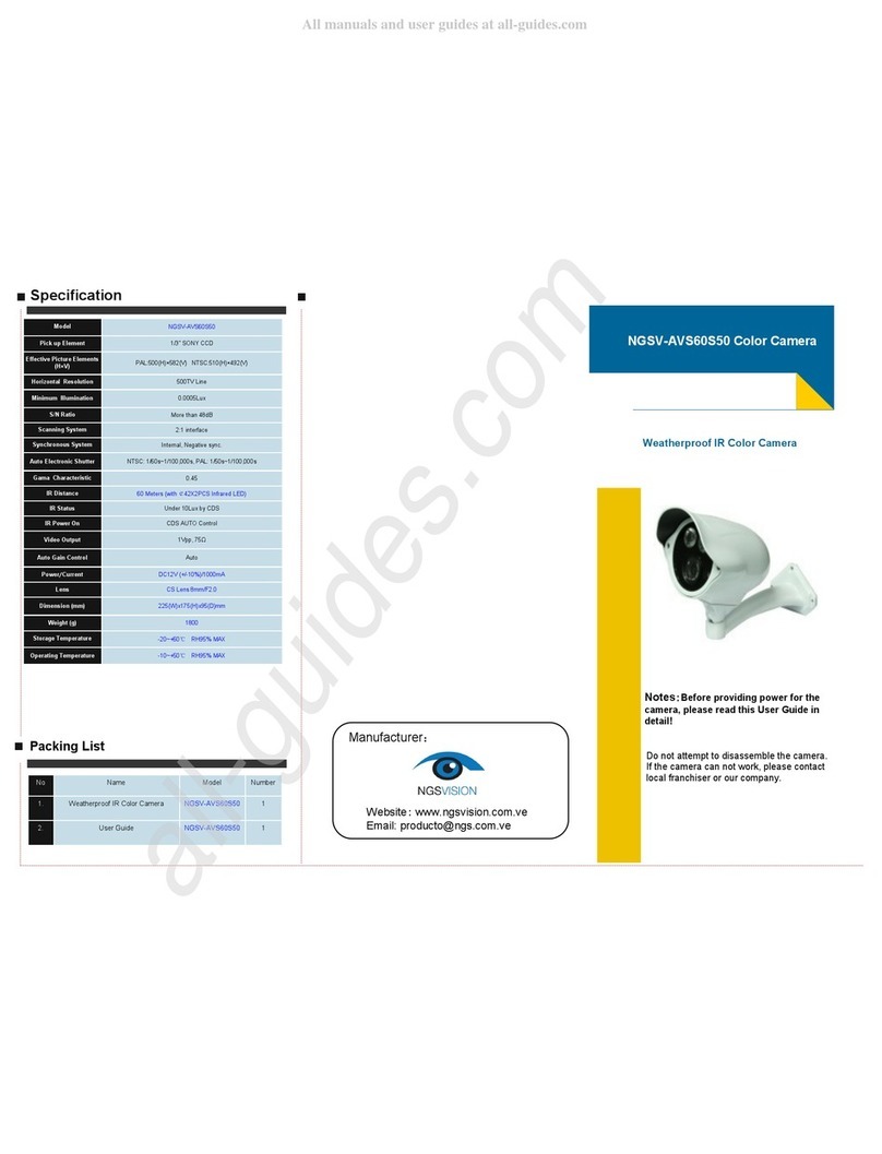 NGS V-AVS60S50 User manual