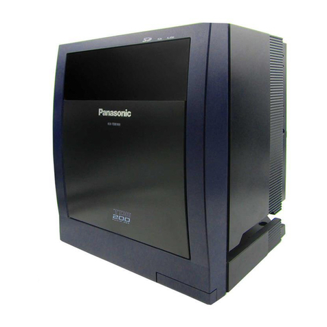 Panasonic KX-TDE110 installation manual