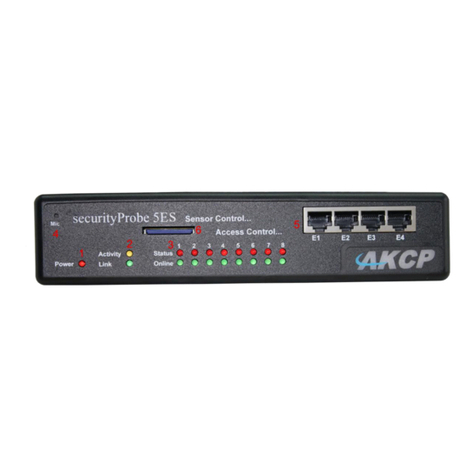 AKCP SecurityProbe 5ES-X20 user manual