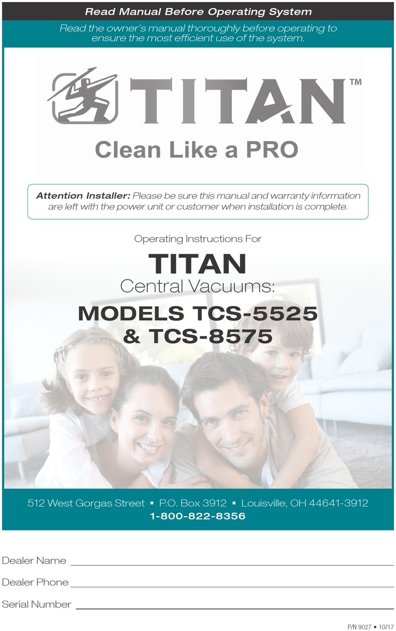 Titan TCS-5525 operating instructions