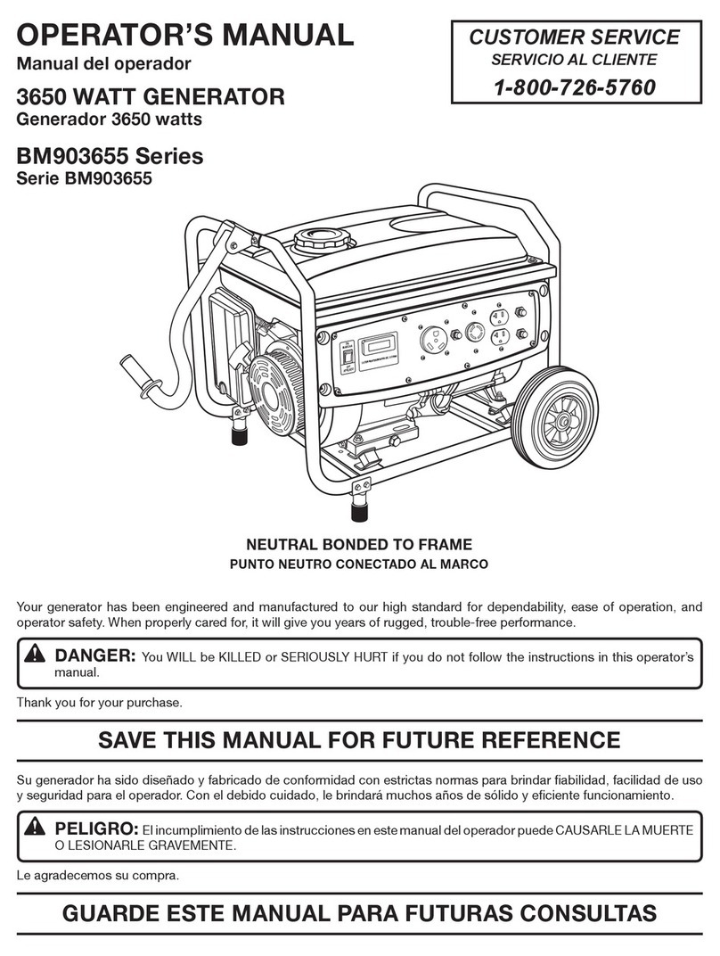 Black Max BM903655 Series User manual