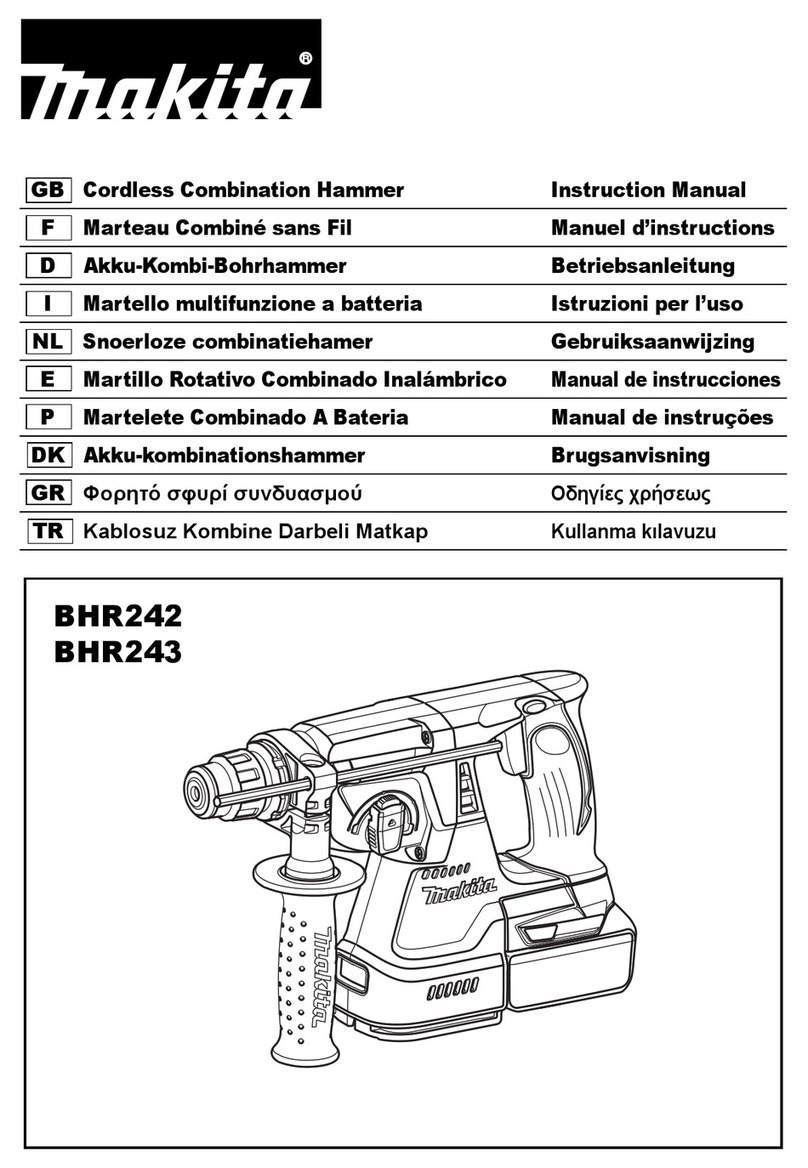 Makita BHR243 instruction manual
