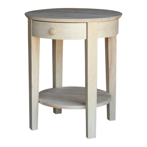 Unfinished Furniture of Wilmington OT-2128 quick start guide Unfinished Furniture of Wilmington OT-2128 quick start guide