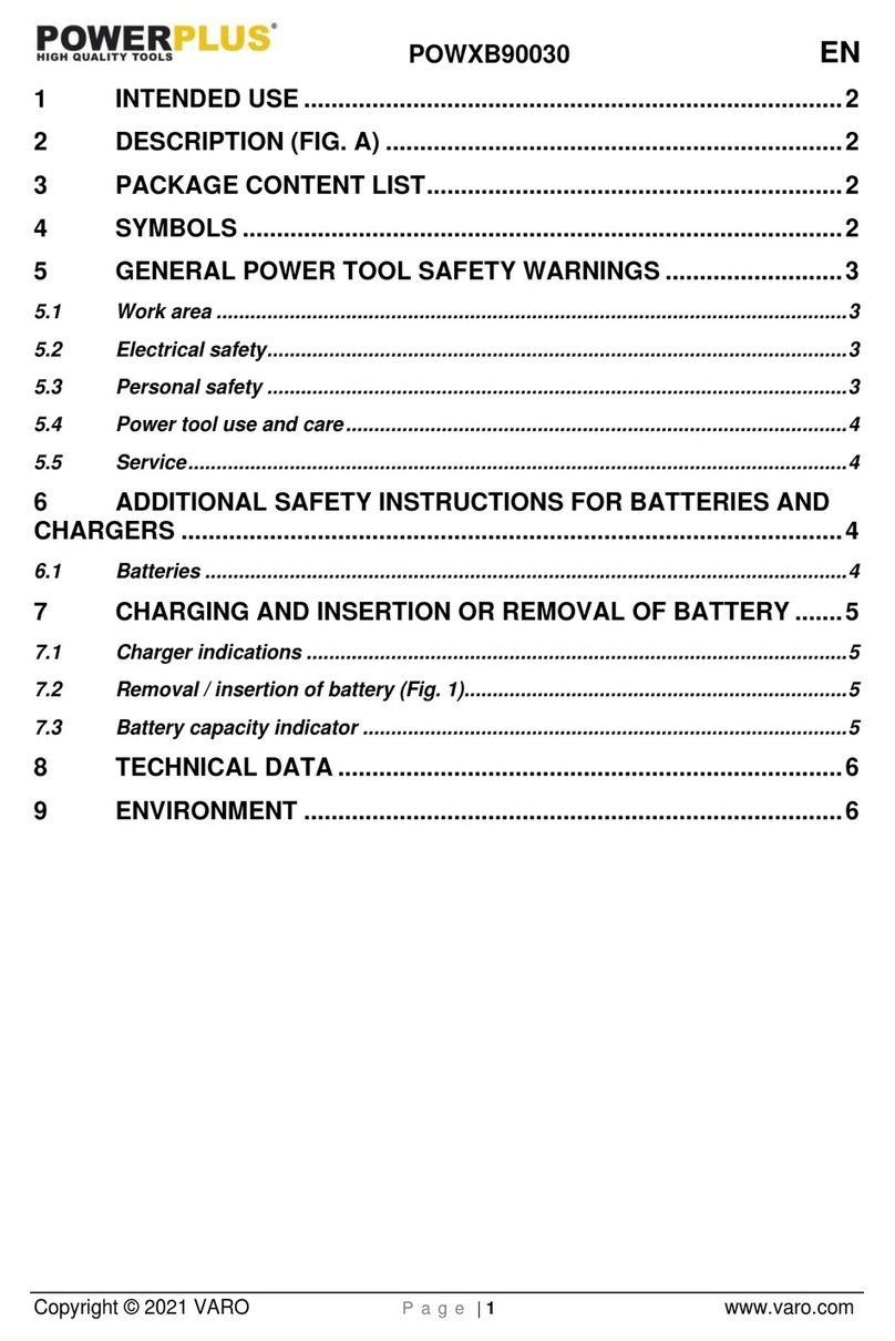 Powerplus POWXB90030 User manual