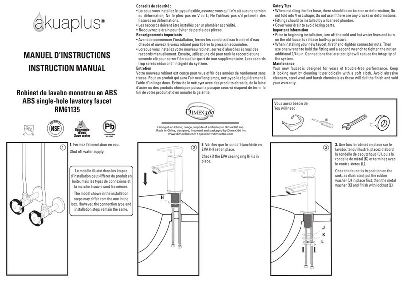 Akuaplus RM61135 instruction manual