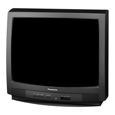 Panasonic CT25G5B - 25" COLOR TV User manual