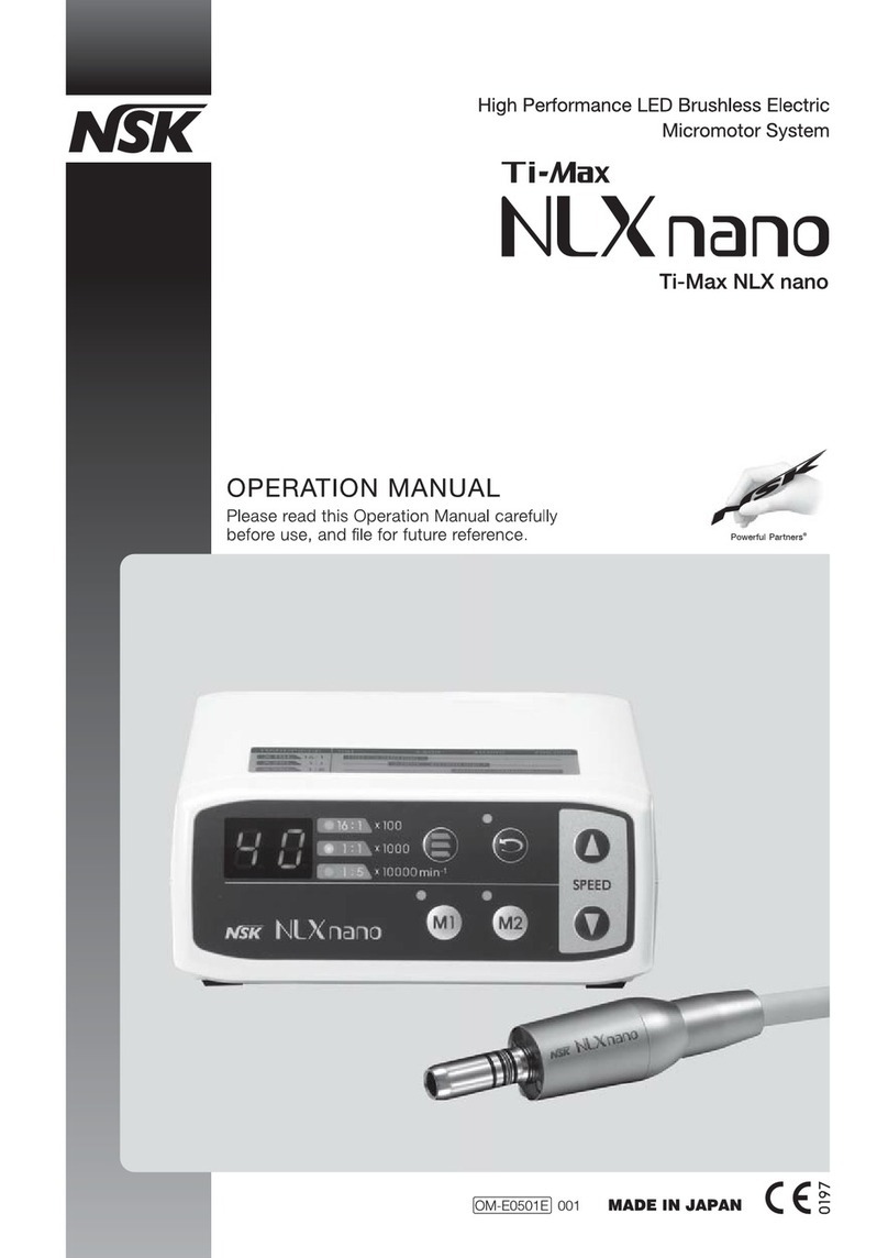 NSK Ti-Max NLX nano User manual