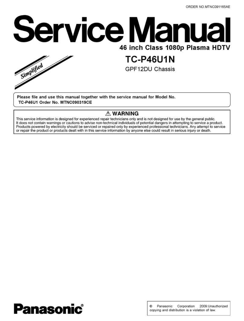 Panasonic TC-P46U1N User manual