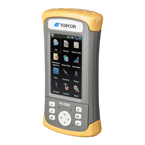 Topcon FC-500 owner's manual