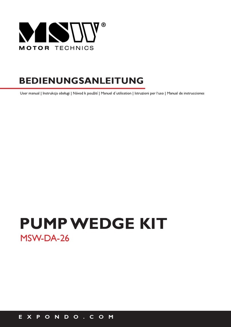 MSW MSW-DA-26 User manual