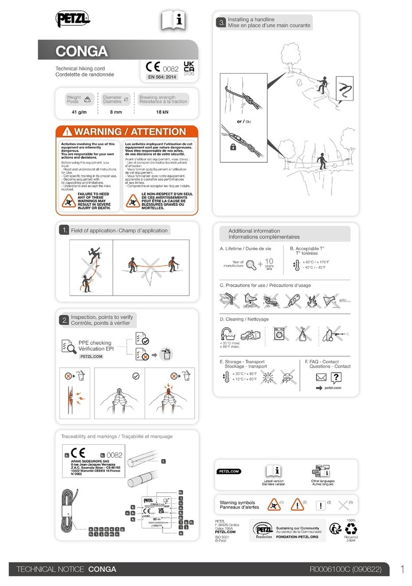 Petzl CONGA manual