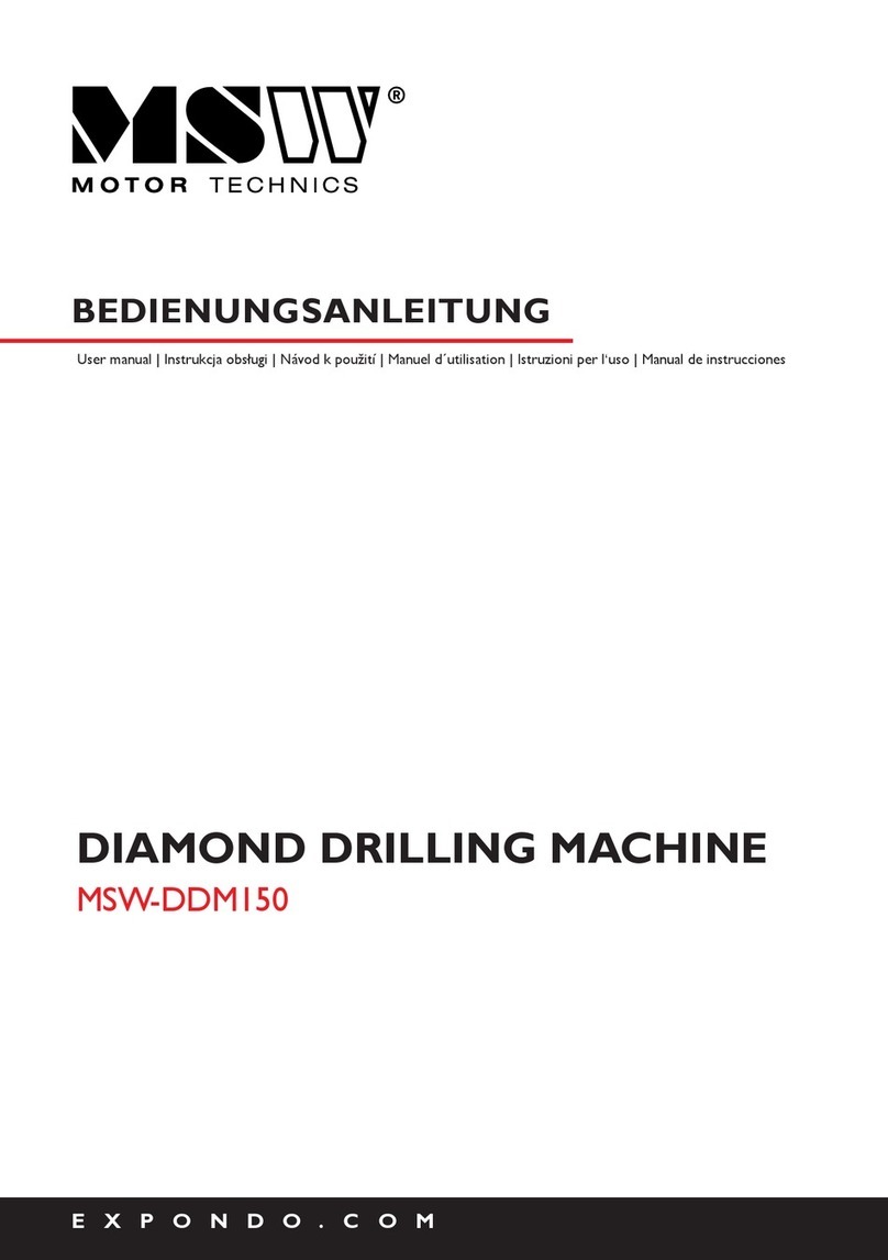 MSW MSW-DDM150 User manual