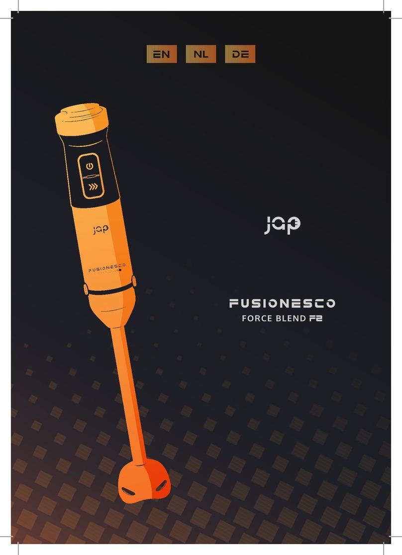 JAP FUSIONESCO FORCE BLEND F2 User manual