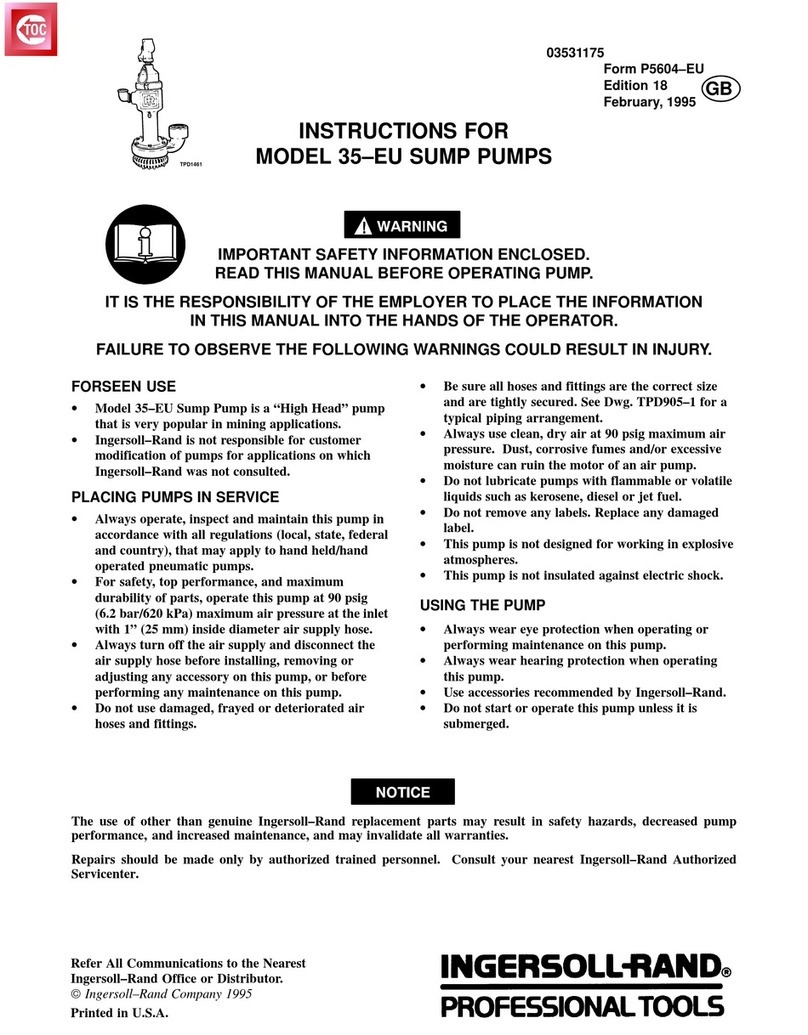 Ingersoll-Rand 35-EU instructions Ingersoll-Rand 35-EU instructions
