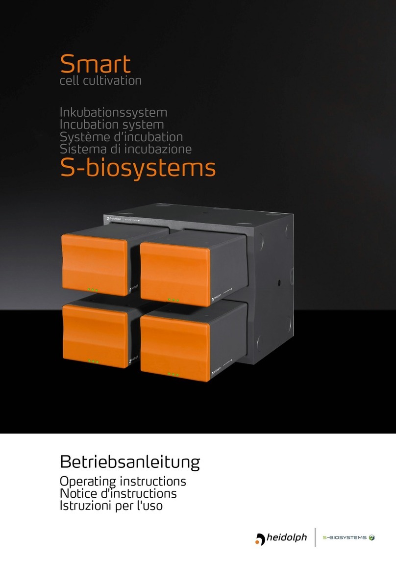 Heidolph Smart S-biosystems 801620 operating instructions