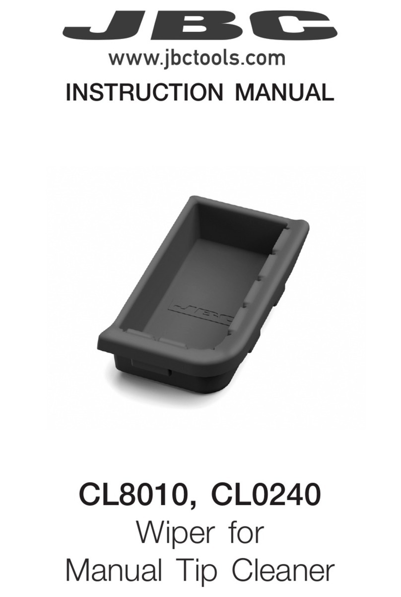 jbc CL8010 User manual