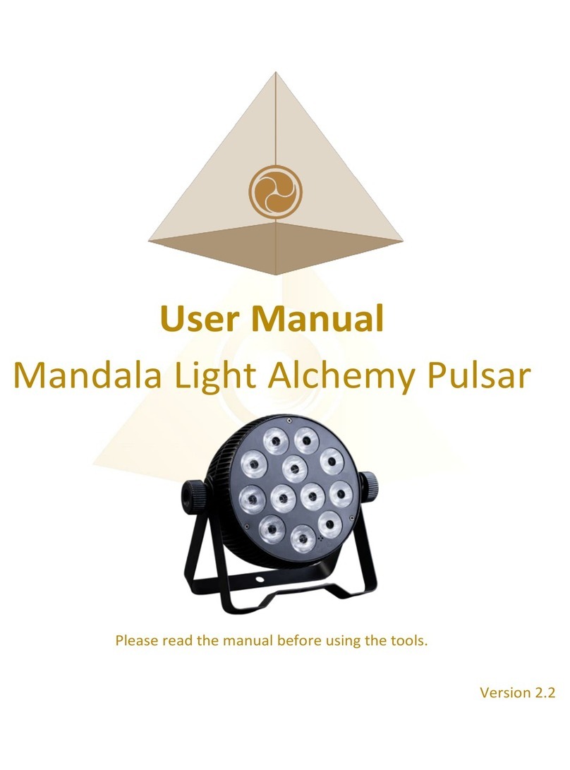 Light Mandalas Mandala Light Alchemy Pulsar user manual