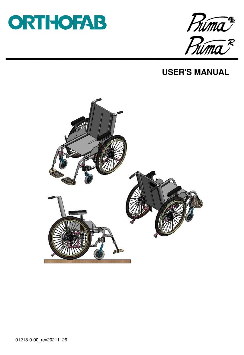 Orthofab Prima 4 user manual
