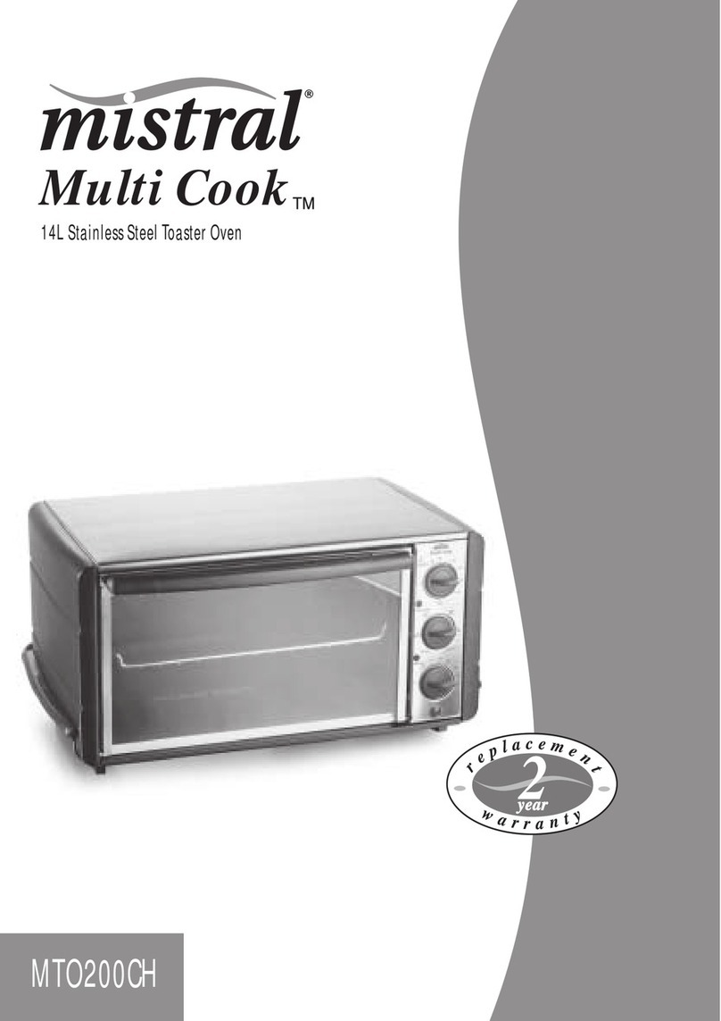 Mistral Multi Cook MTO200CH operating instructions