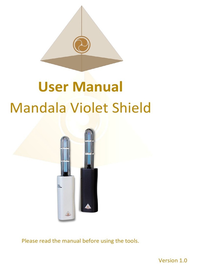 Light Mandalas Mandala Violet Shield user manual