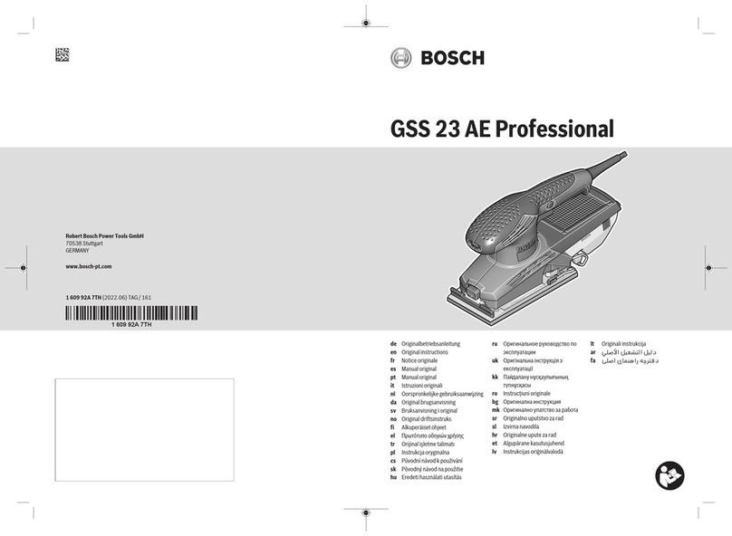 Bosch GSS 23 AE Professional User manual