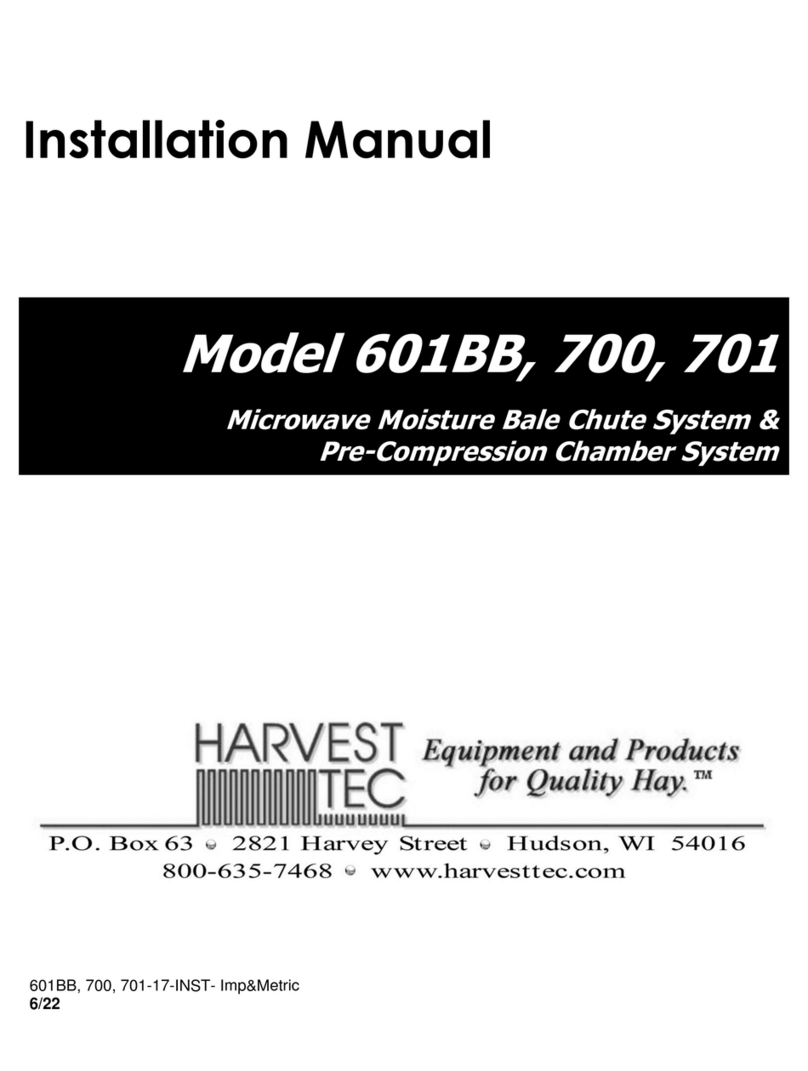 Harvest TEC 601BB installation manual