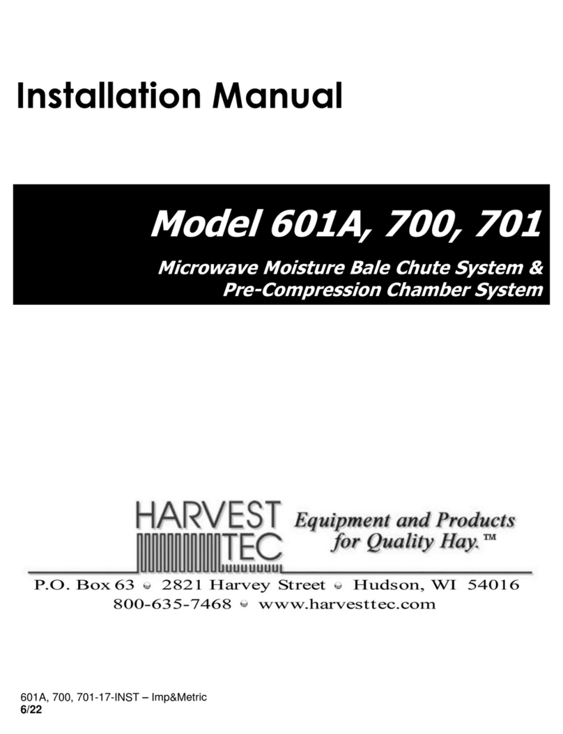 Harvest TEC 601A installation manual