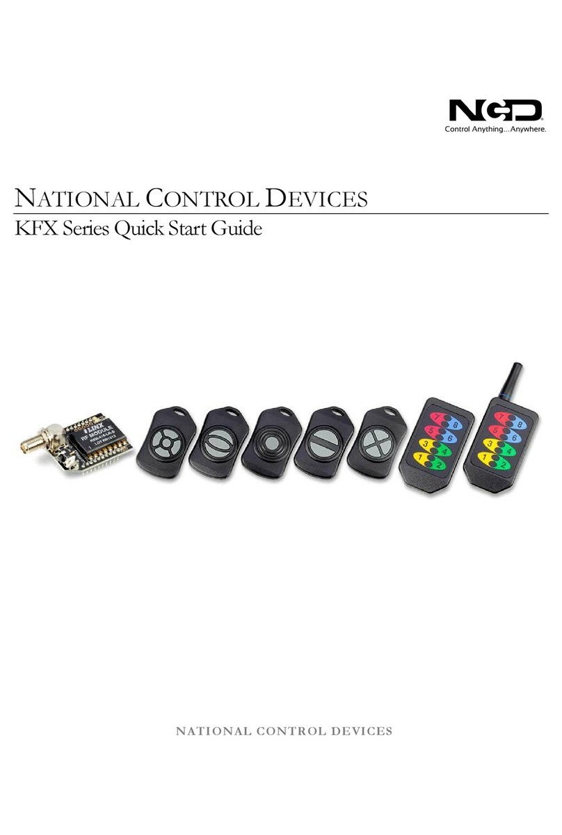 NCD KFX Series quick start guide