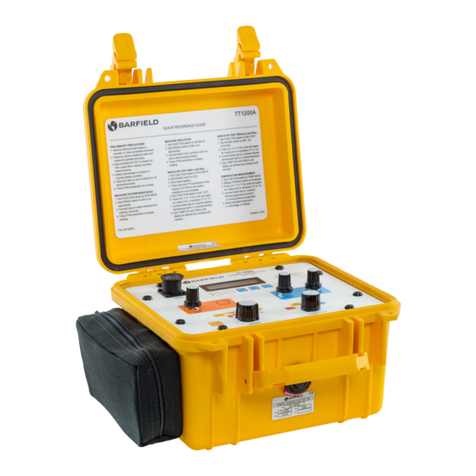 barfield TT1200A Operator's manual