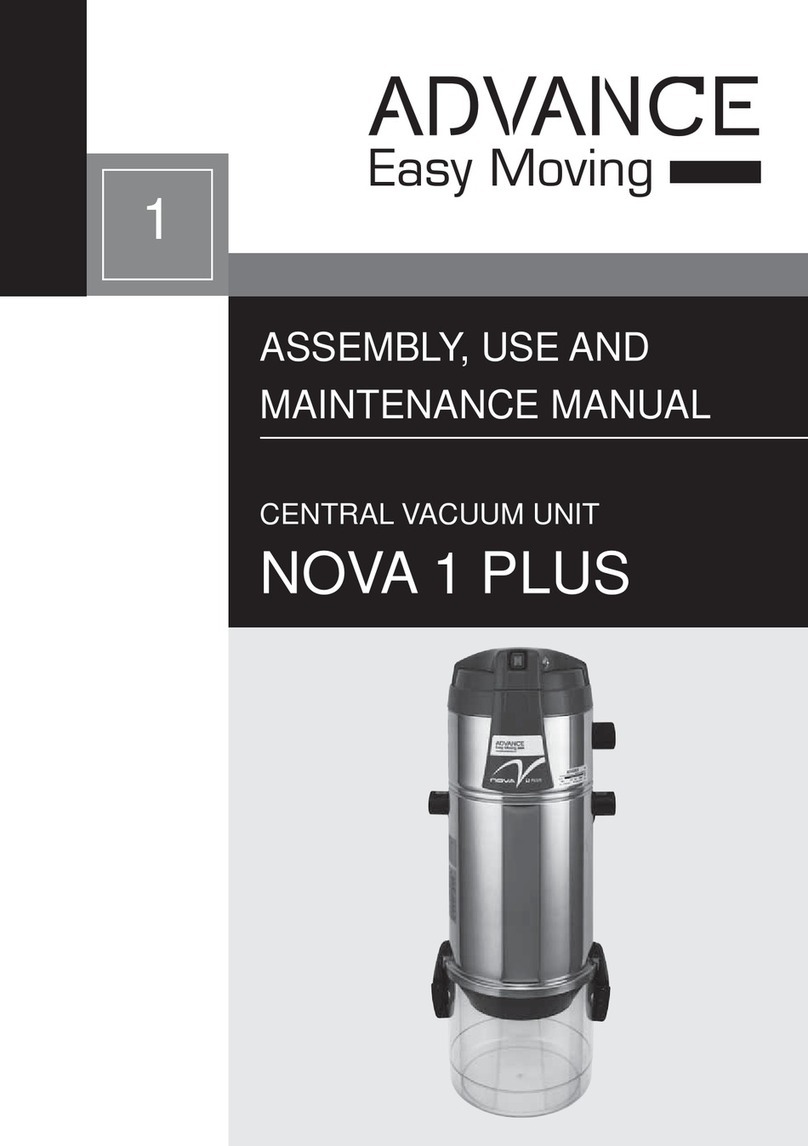 ADVANCE Easy Moving NOVA 1 PLUS Assembly, Use and Maintenance Manual ADVANCE Easy Moving NOVA 1 PLUS Assembly, Use and Maintenance Manual