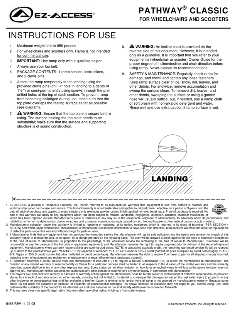 EZ-ACCESS PATHWAY CLASSIC User manual