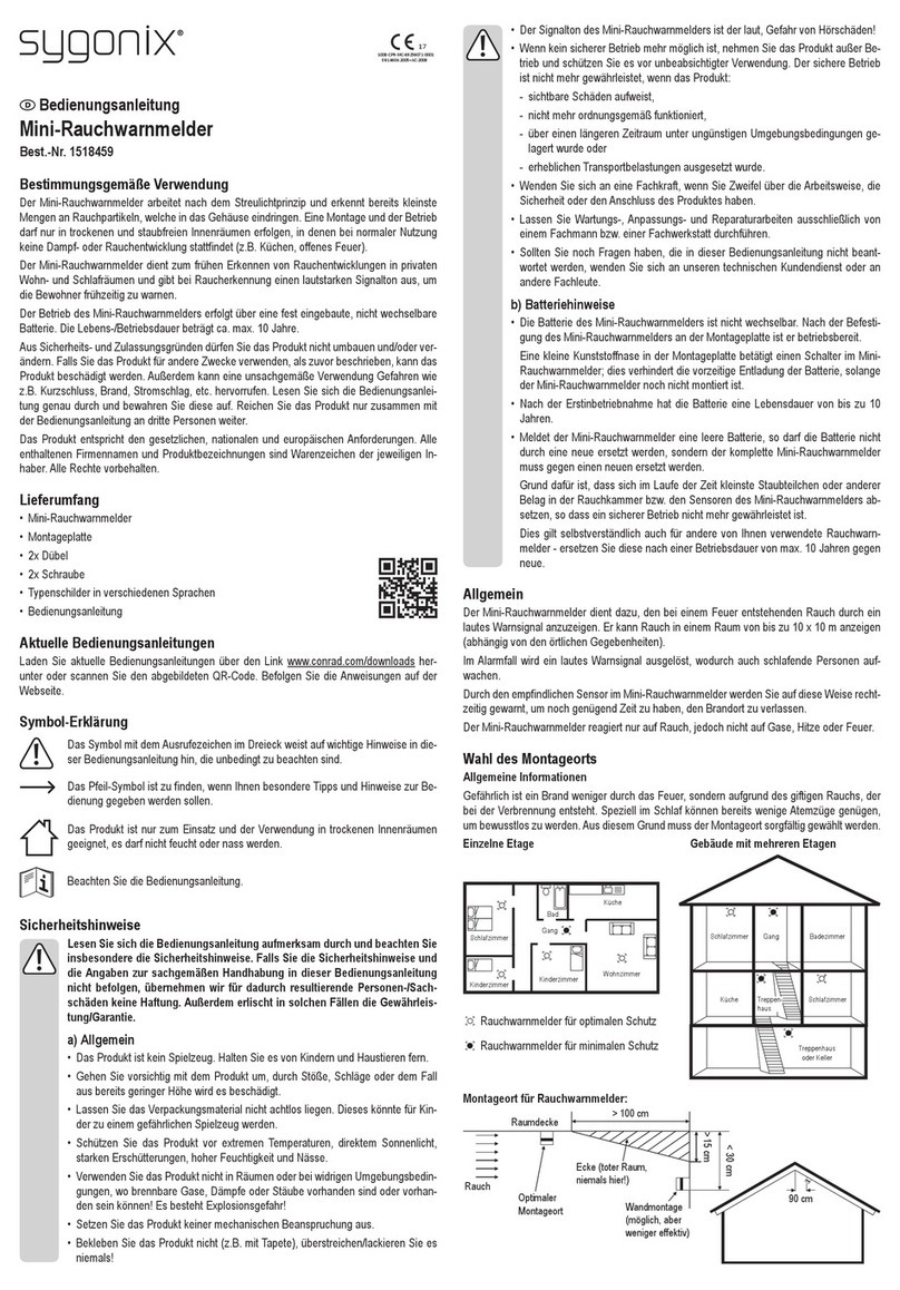 Sygonix 1518459 operating instructions