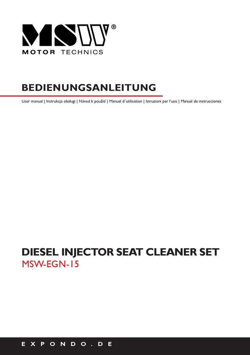 MSW Motor Technics MSW-EGN-15 user manual