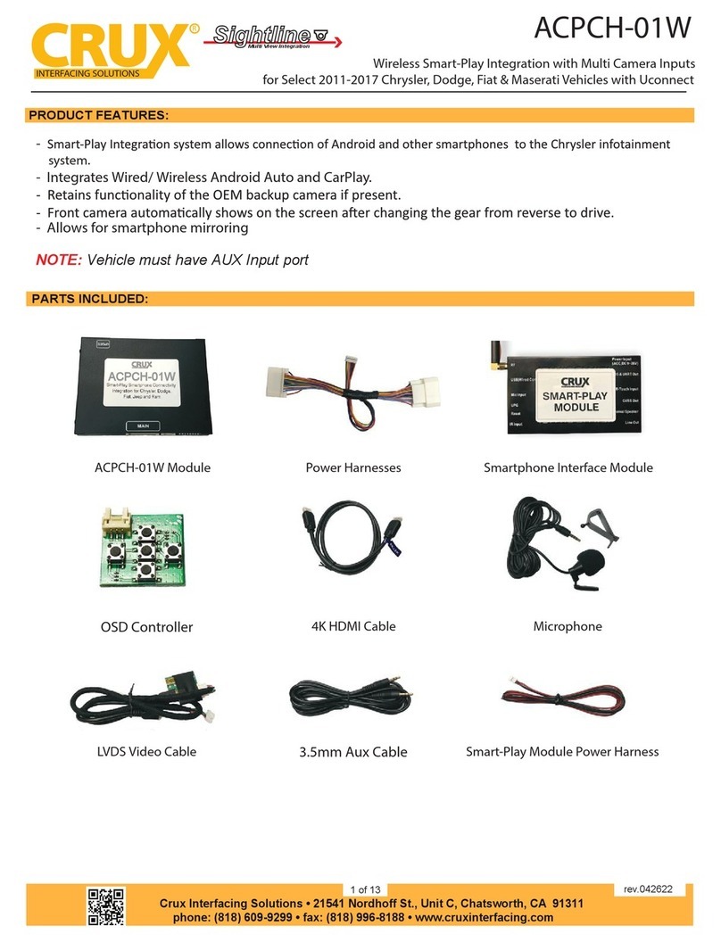 Crux ACPCH-01W User manual