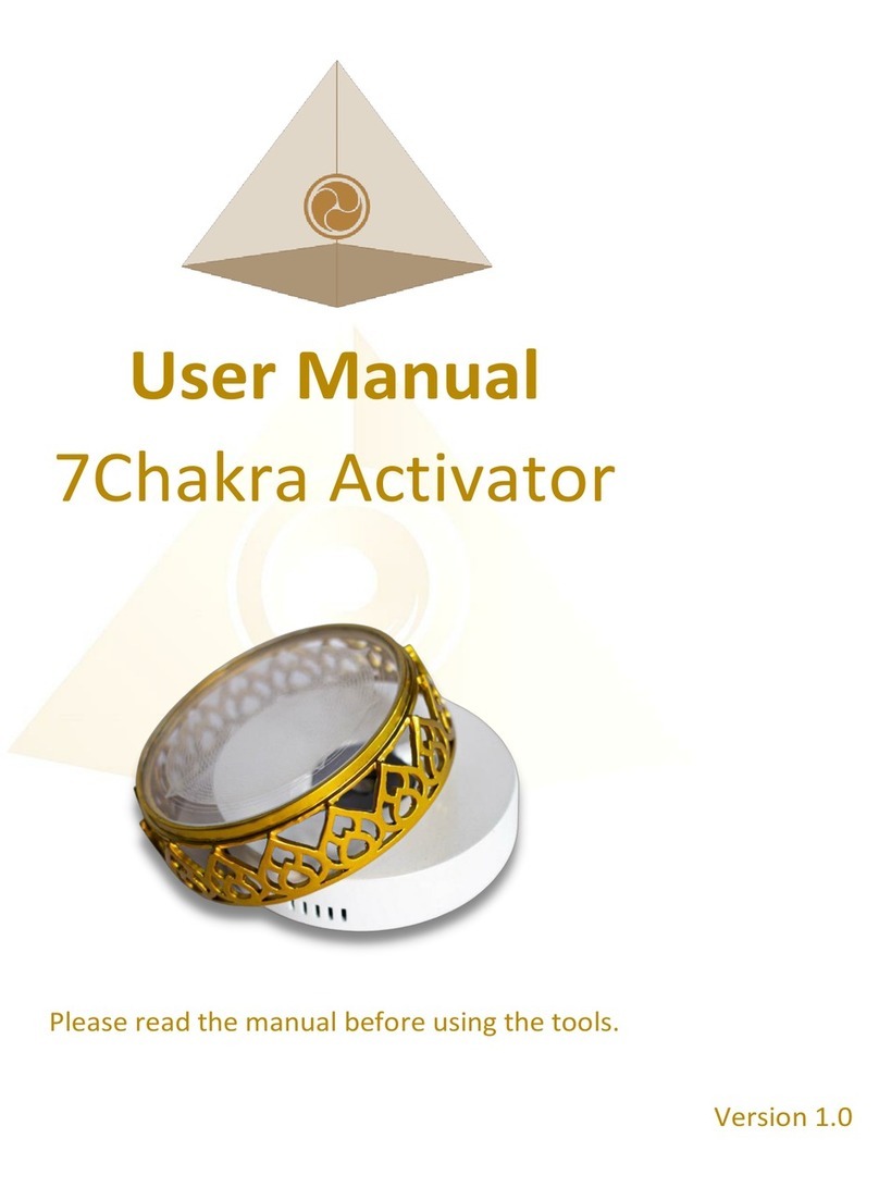 Light Mandalas 7Chakra Activator user manual