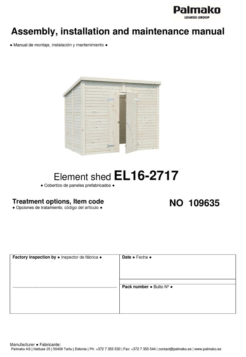 Lemeks Palmako EL16-2717 Assembly, installation and maintenance manual Lemeks Palmako EL16-2717 Assembly, installation and maintenance manual
