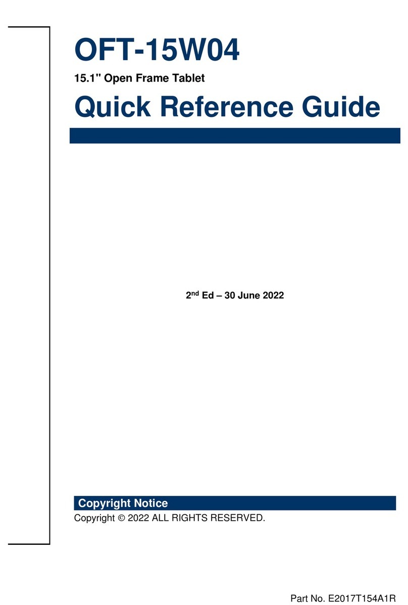 BCM OFT-15W04 Quick reference guide