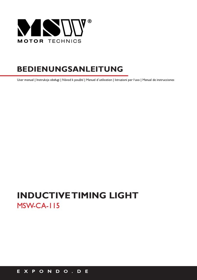 MSW Motor Technics MSW-CA-115 user manual