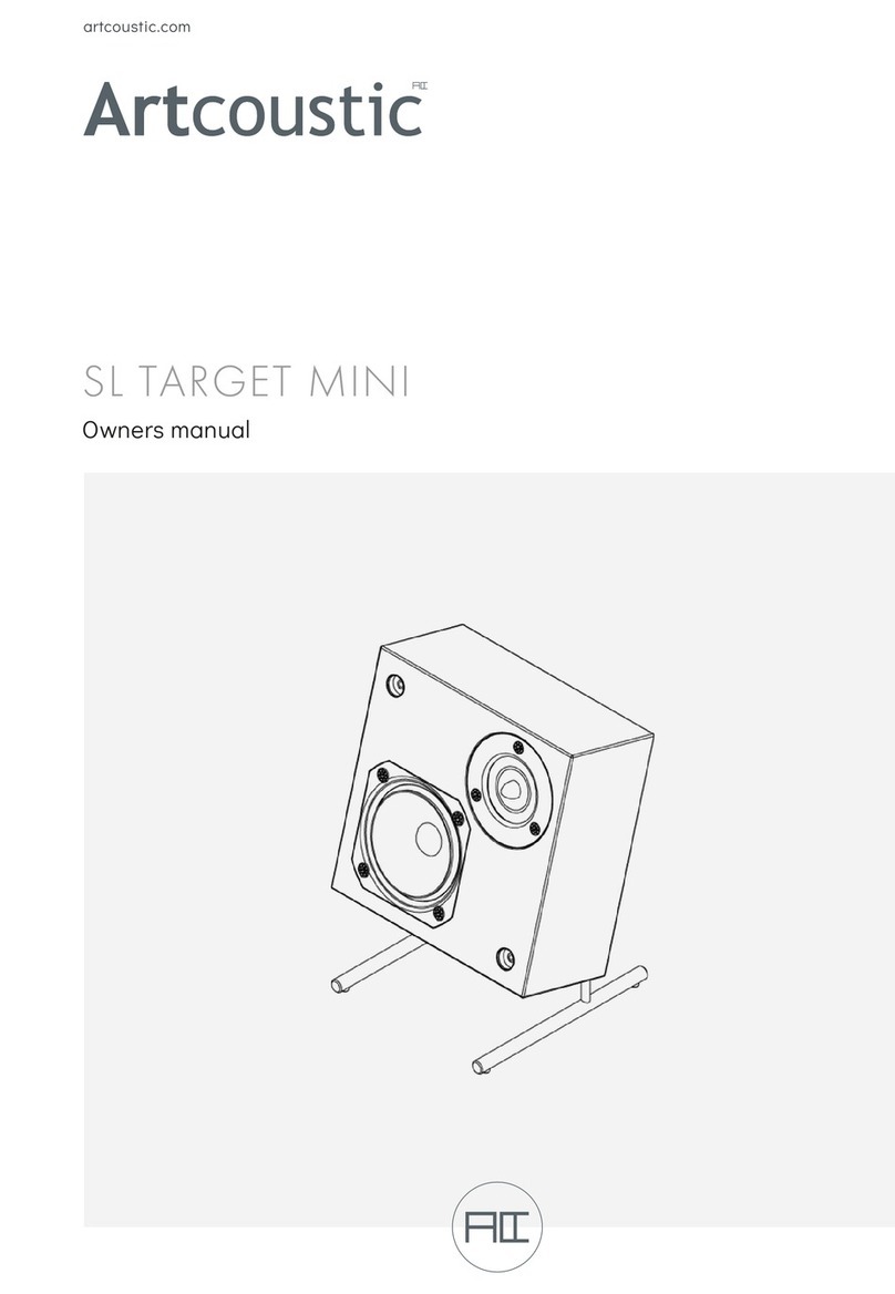 Artcoustic SL TARGET MINI owner's manual