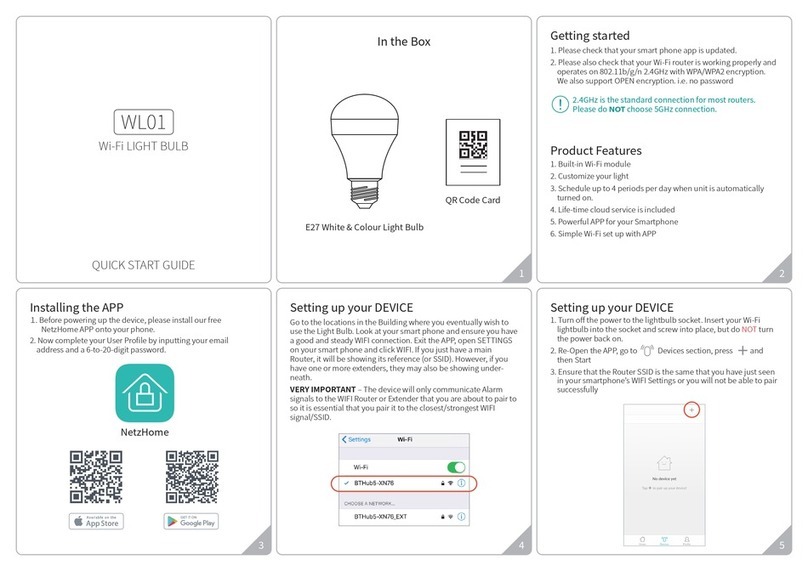 NetzHome WL01 quick start guide