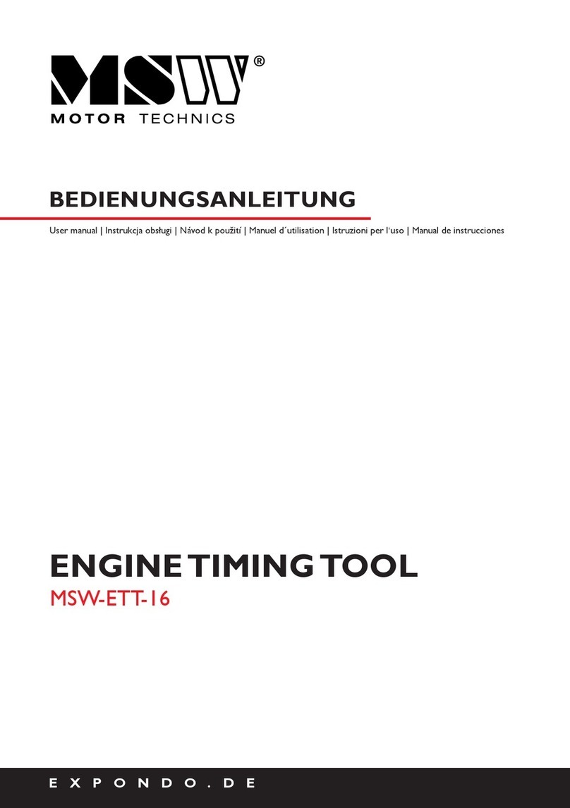 MSW Motor Technics MSW-ETT-16 User manual