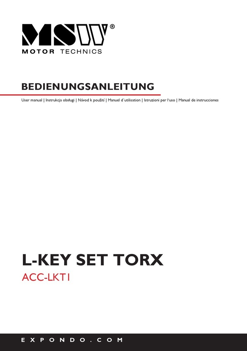 MSW Motor Technics ACC-LKT1 User manual
