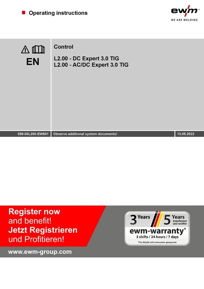 EWM L2.00 DC Expert 3.0 TIG User manual