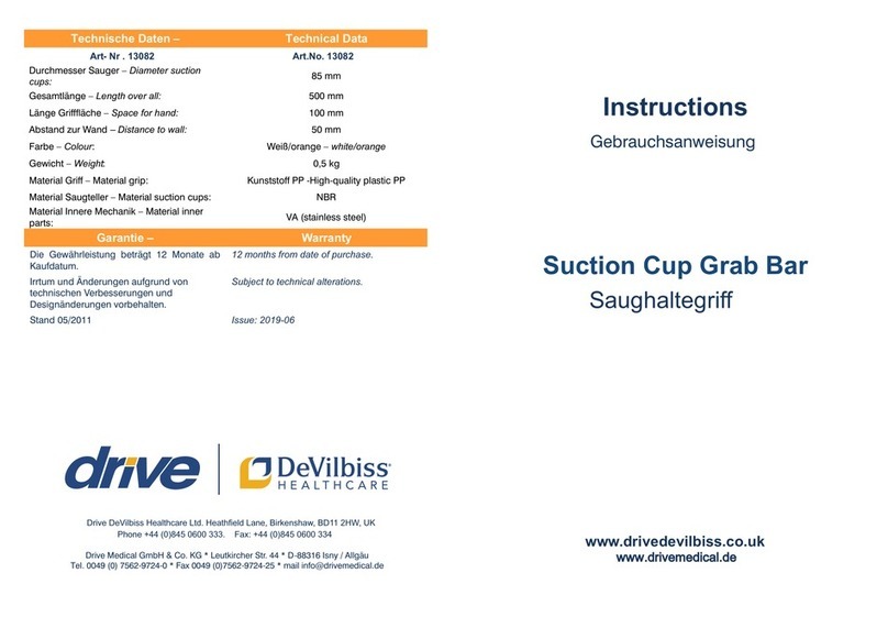 Drive DeVilbiss 13082 User manual Drive DeVilbiss 13082 User manual